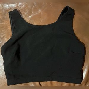 Forever 21 side cut out with zipper in back crop top